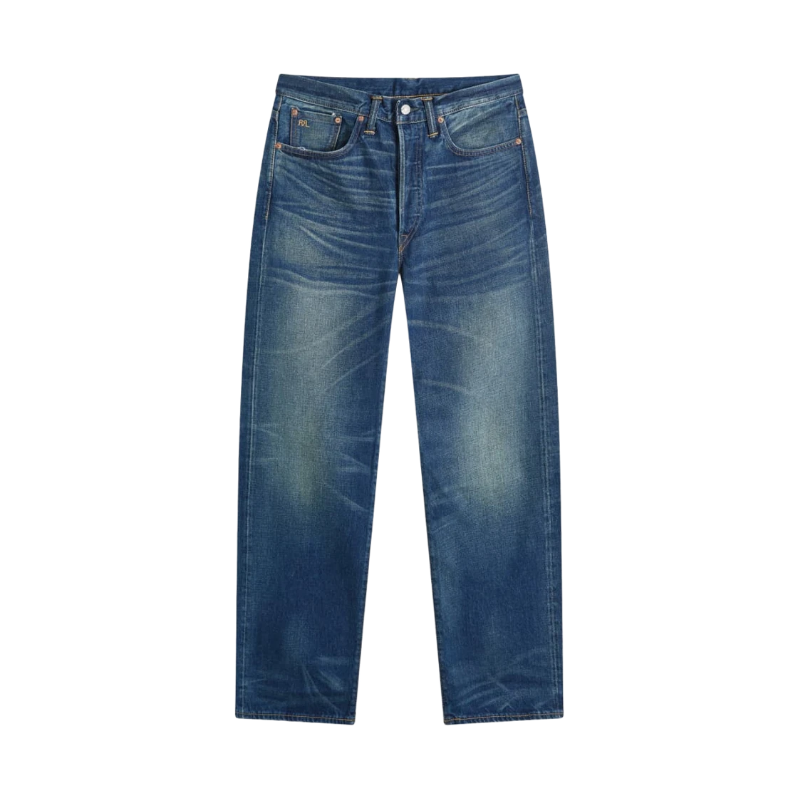 Double RL Double RL Vintage 5 Pocket Selvedge Jeans Grandfalls Wash · 31-32