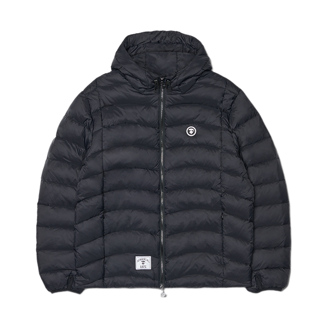 [KREAM 단독] 노매뉴얼 x 에이프 문페이스 라이트 덕 다운 블랙([KREAM 단독] NOMANUAL x AAPE Moonface Light Duck Down Black)