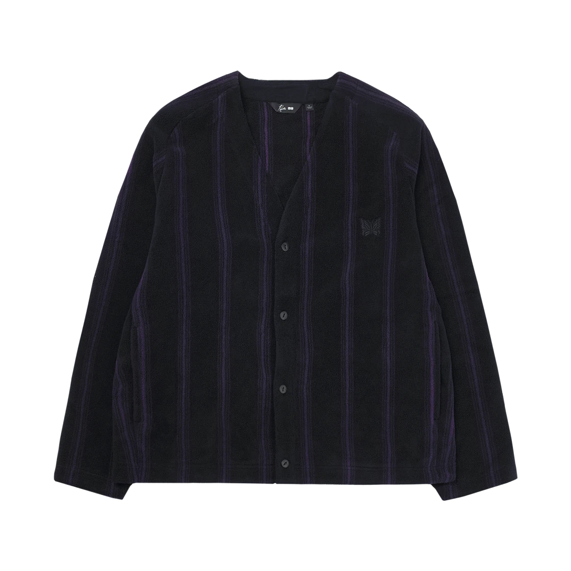 Uniqlo Uniqlo x Needles Fleece Oversized Cardigan Black - KR · S