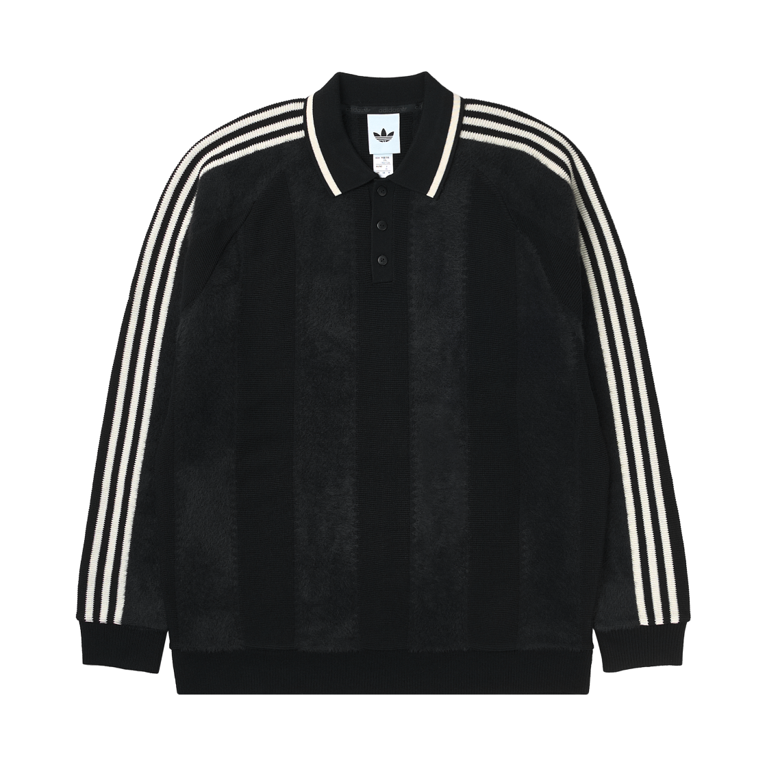 아디다스 프리미엄 니트 저지 블랙 - KR 사이즈(Adidas Premium Knitted Jersey Black - KR Sizing)