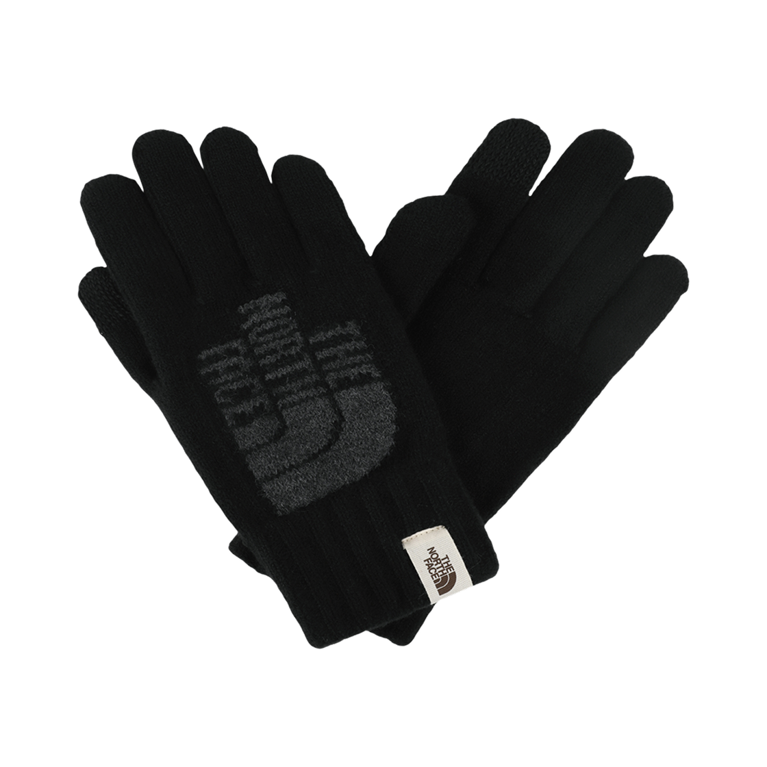 노스페이스 화이트 라벨 멜로우 니트 글러브 블랙 - 25FW(The North Face White Label Mellow Knit Glove Black - 25FW) - 1