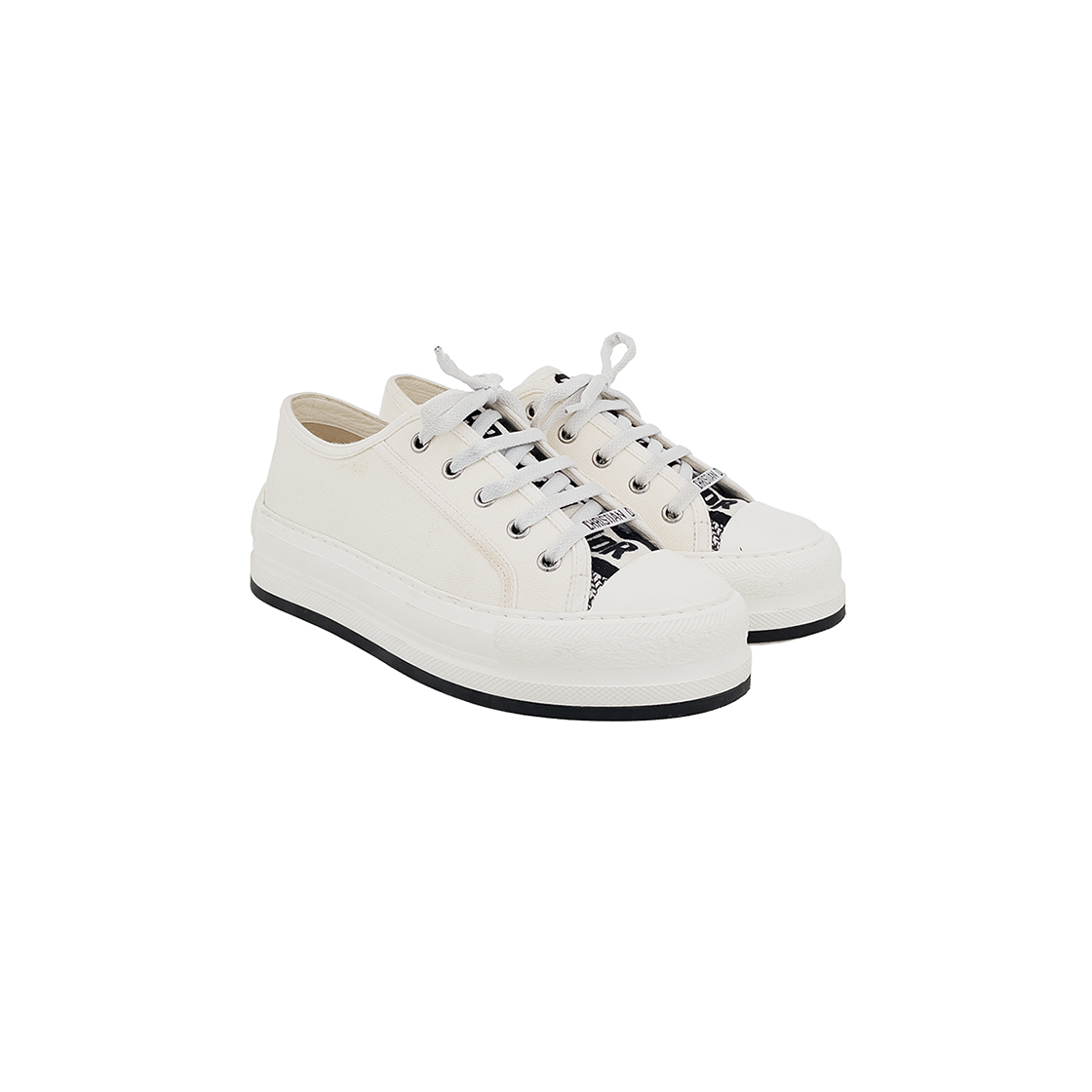ITJ6IHI9L8UG Dior Walk and Dior Platform Sneakers 37 White (5ET1758)