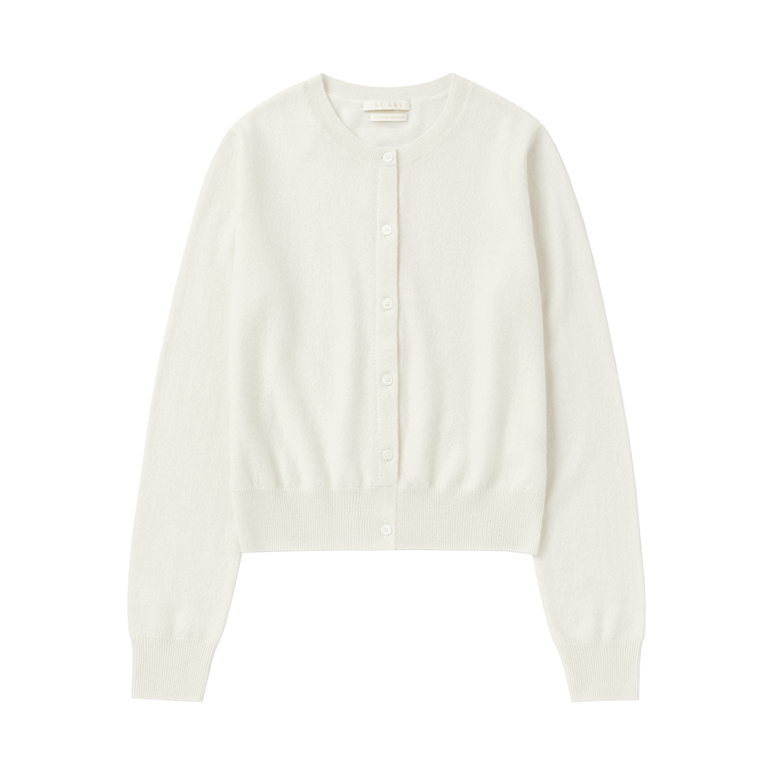 SBDAWLCD021IV [예약배송] Suare women cashmere 100 round cardigan ivory