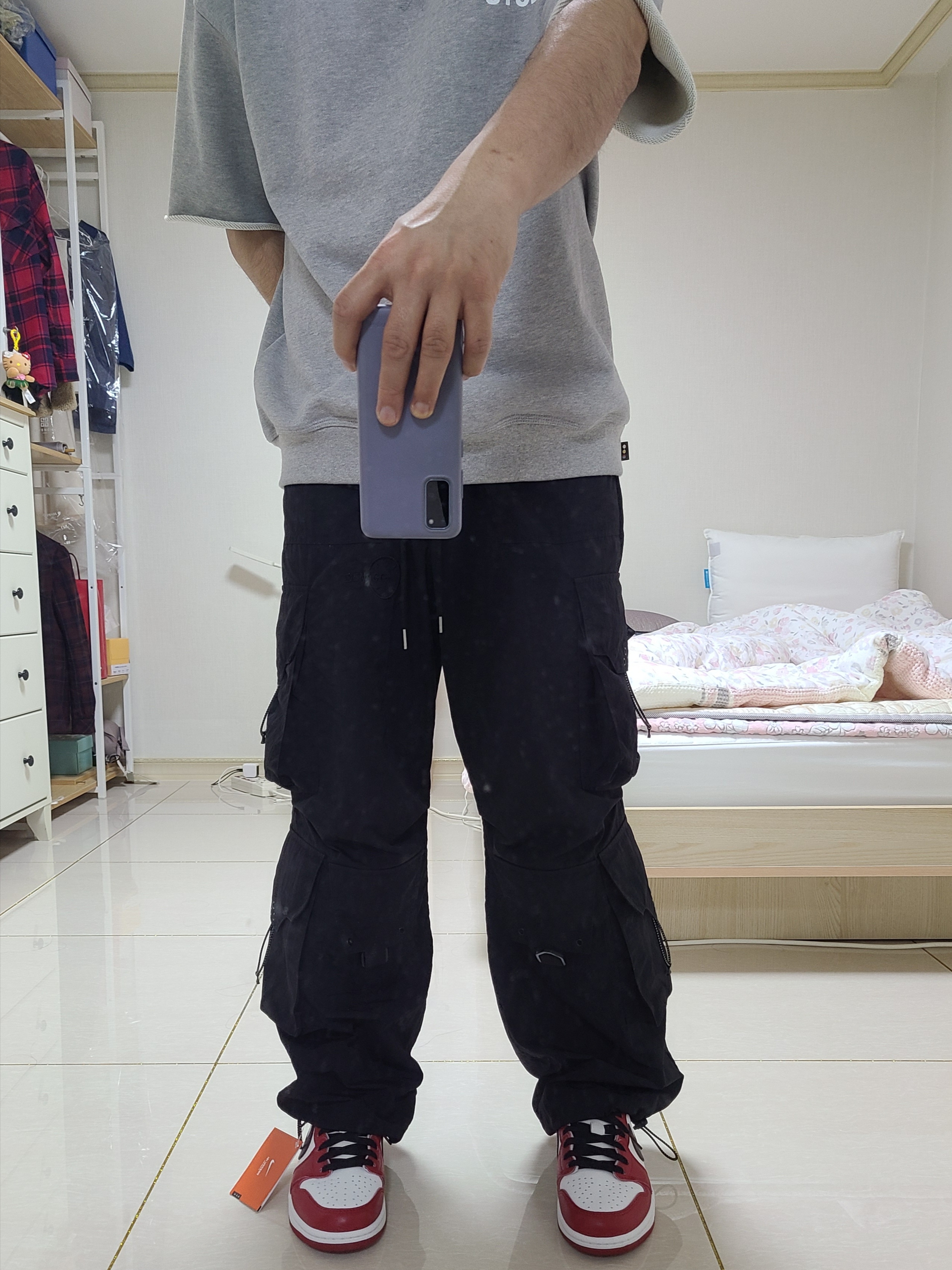 Jordan 1 Retro Low OG Chicago 착용 스타일 - 5