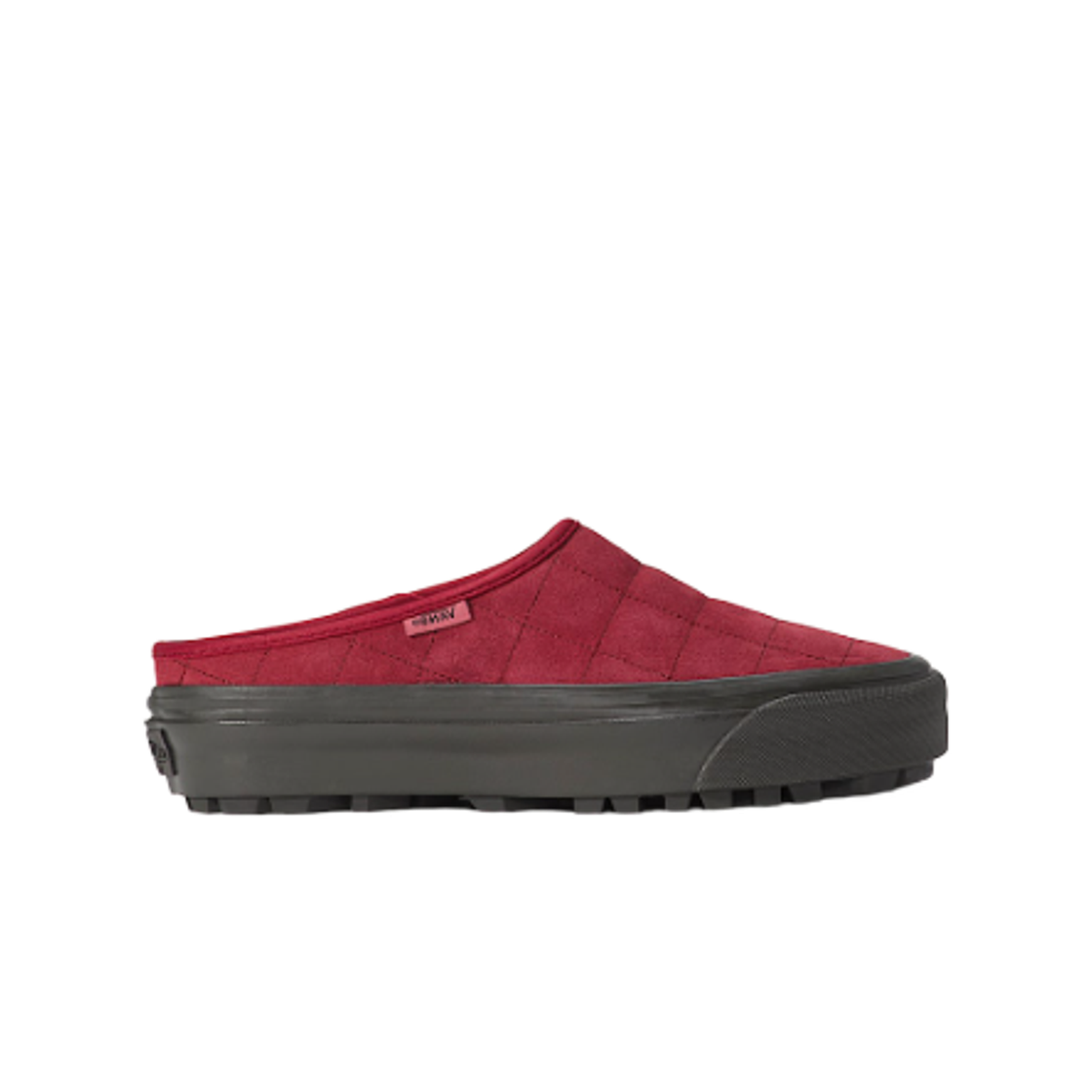 VN000DAEBRD Vans Premium Stlye 17 Suede Mule Bordeaux Red