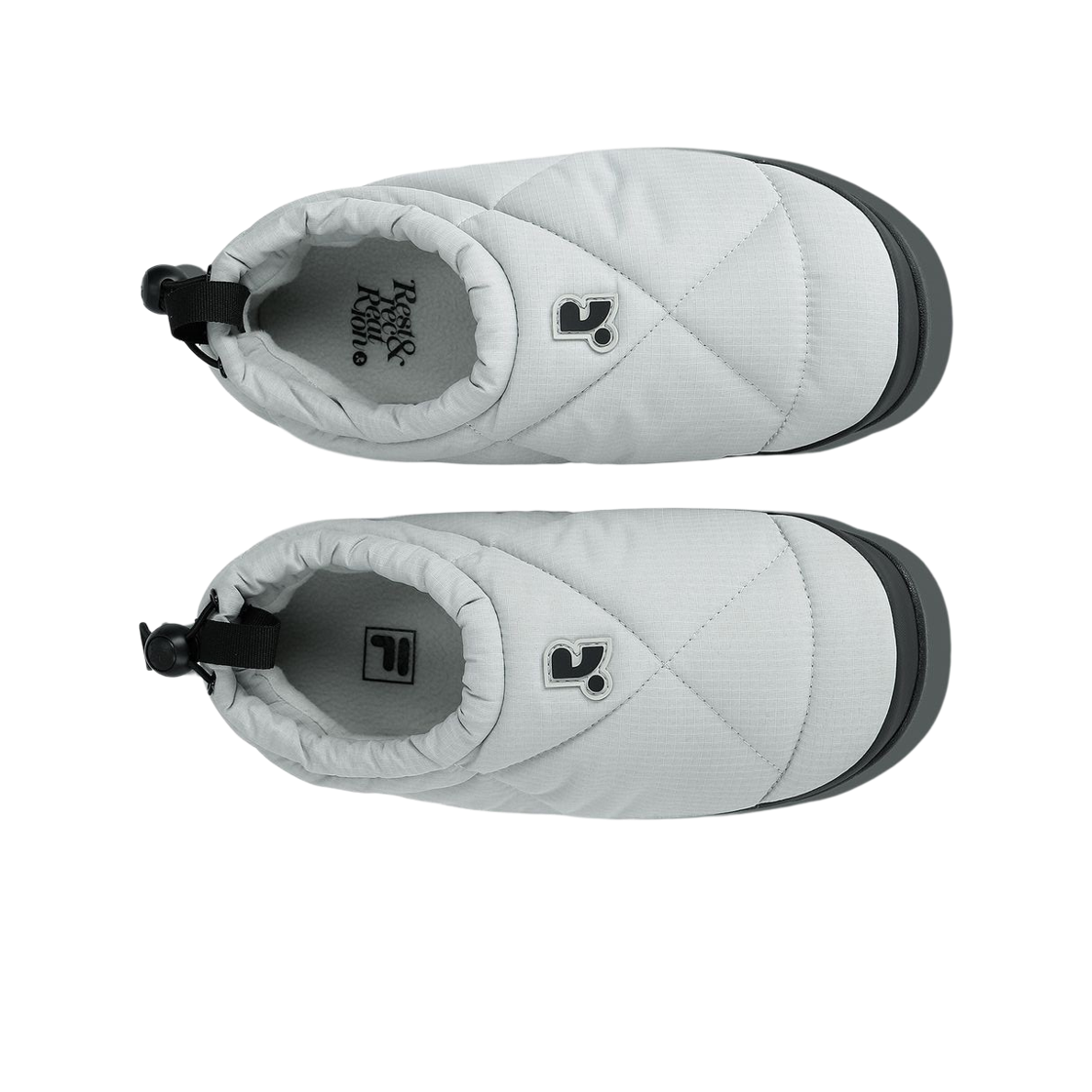 휠라 x 알앤알 퍼퍼 로우 그레이 블랙(Fila x R&R Puffer Low Grey Black) - 2