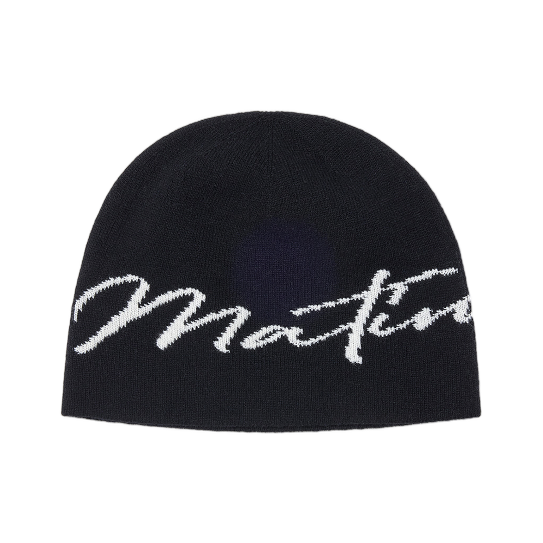 MK2577BN001MBB Matin Kim Matin Logo Script Beanie Black