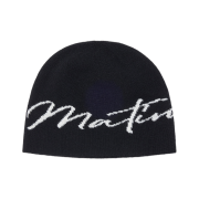 Matin Kim Matin Logo Script Beanie Black