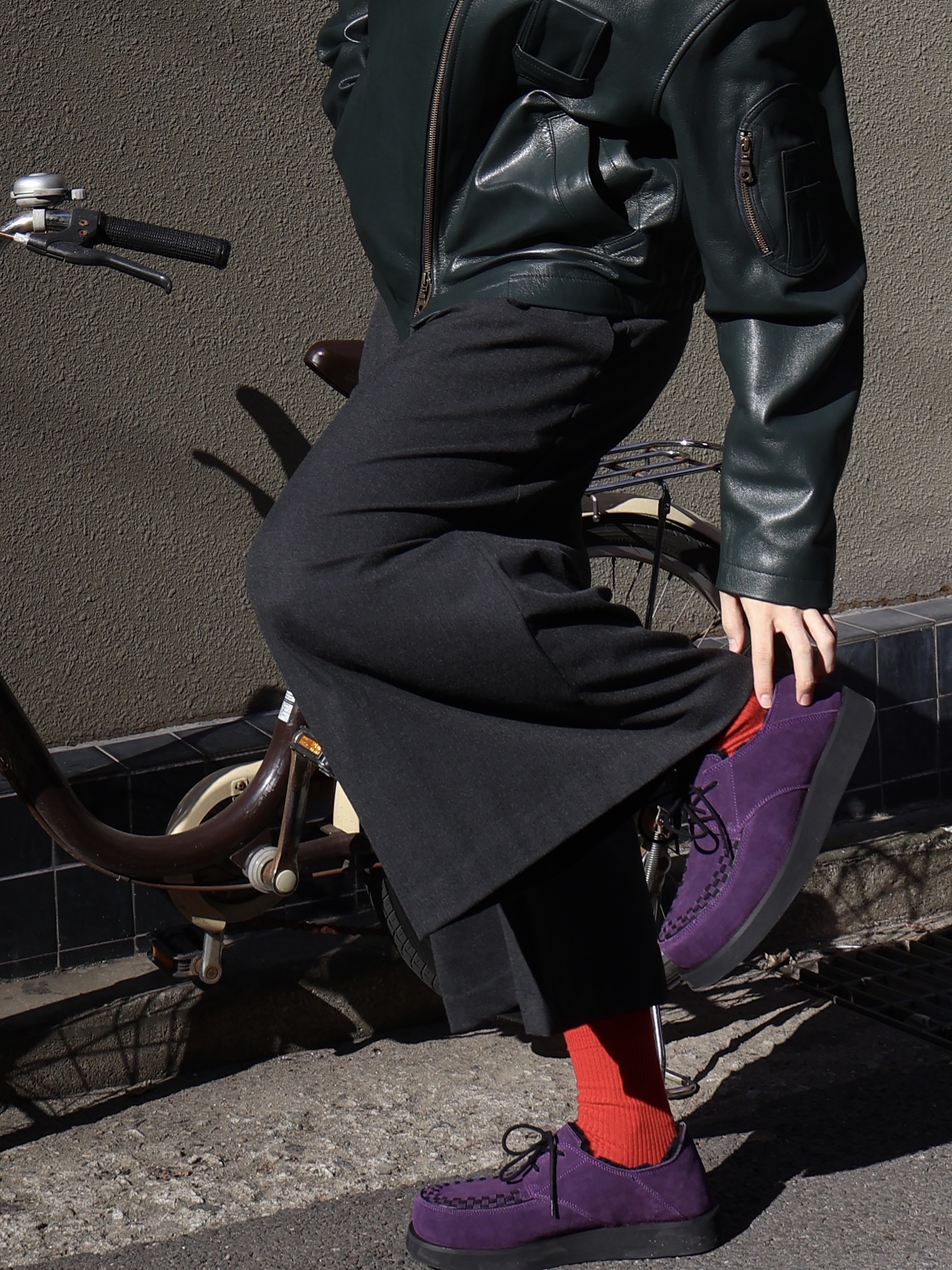 Romantic Move Bowie Winter Shoes SU Purple 착용 스타일 - 2