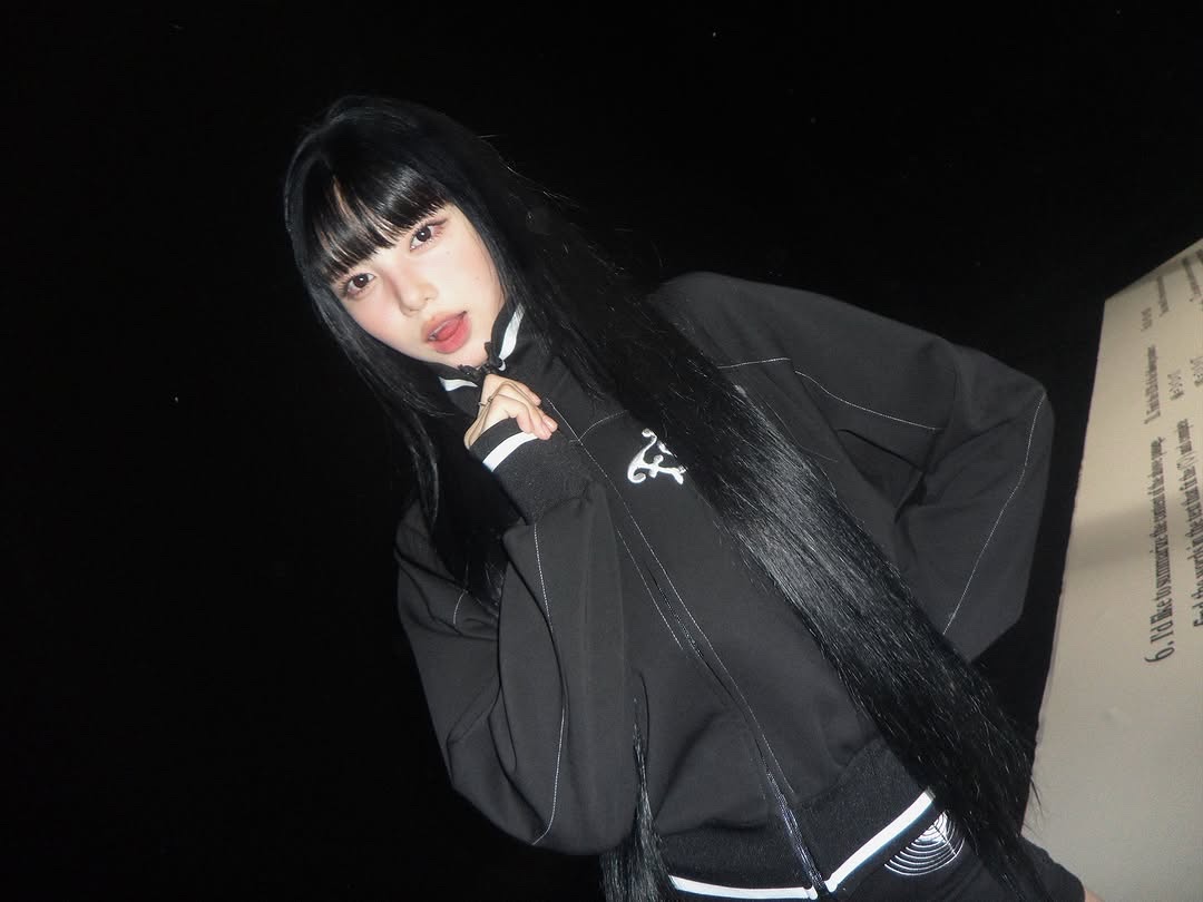 Bonnae Patch track jacket Black, Bonnae Patch track jacket White 착용 스타일 - 2