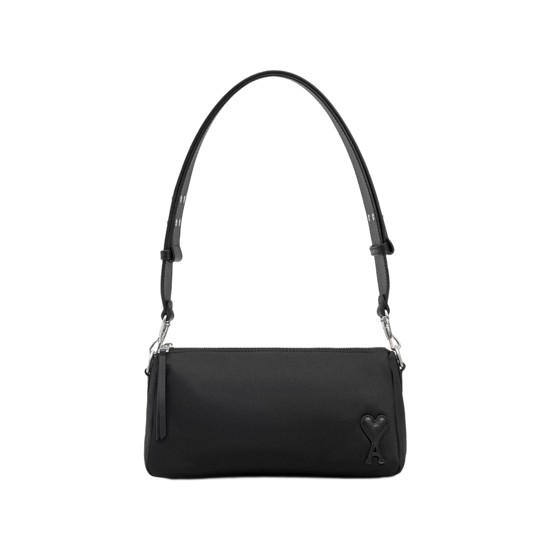 아미 톤온톤 하트 로고 나일론 캔버스 마르셀 백 블랙(AMI de Coeur Nylon Canvas Marcel Bag Black)