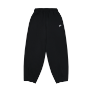 Nike Club Fleece Oversized French Terry Pants Black White - US/EU