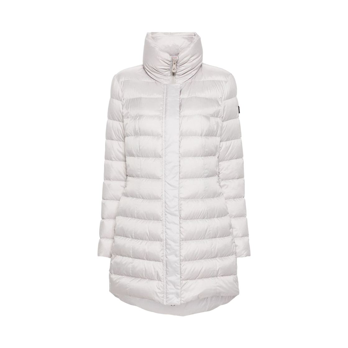 (W) 페트레이 나일론 미디 다운 자켓 그레이((W) Peuterey Nylon Midi Down Jacket Grey)