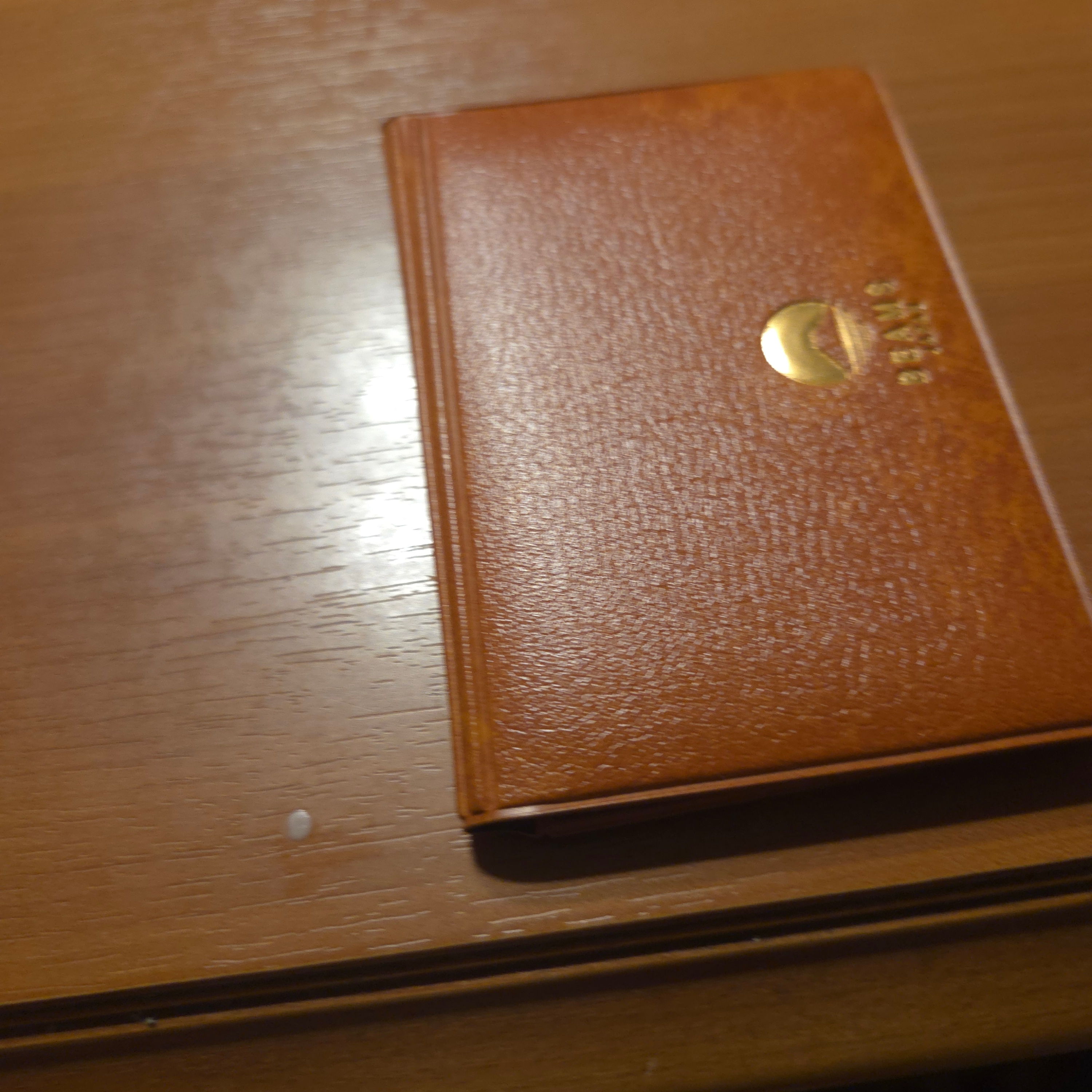 Beams x Hightide Special Order Pass & Card Case Brown 착용 스타일