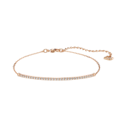 (W) Swarovski Only Bracelet White Rose Gold-Tone Plated