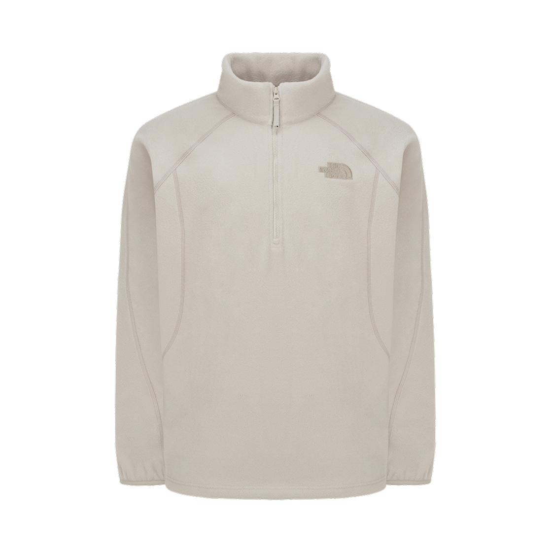 NT7FR53C The North Face Drift L/S Zip T-Shirt Grayish Beige - 25FW