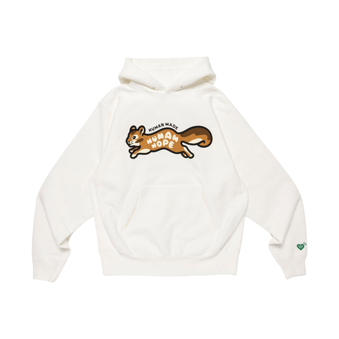 XX30CS004 Human Made Human Hope Heavyweight Hoodie White