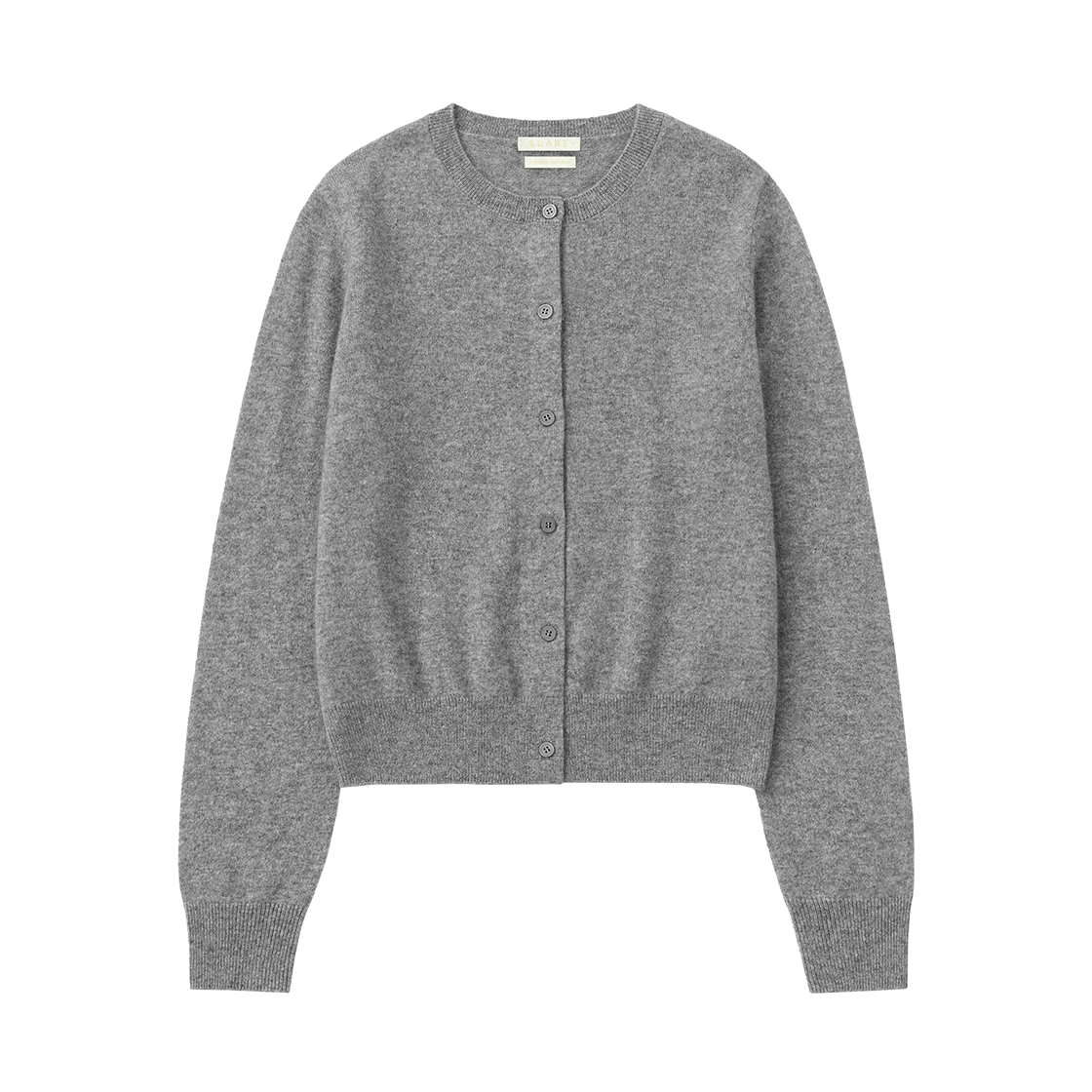 SBDAWLCD021MG Suare women cashmere 100 round cardigan melange