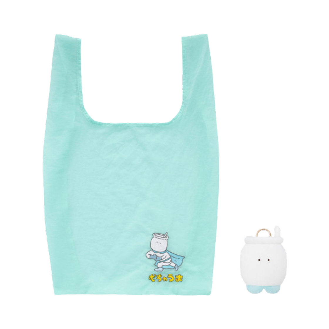 4571609369172 Chiikawa Ecobag & Face Mascot Muchauman