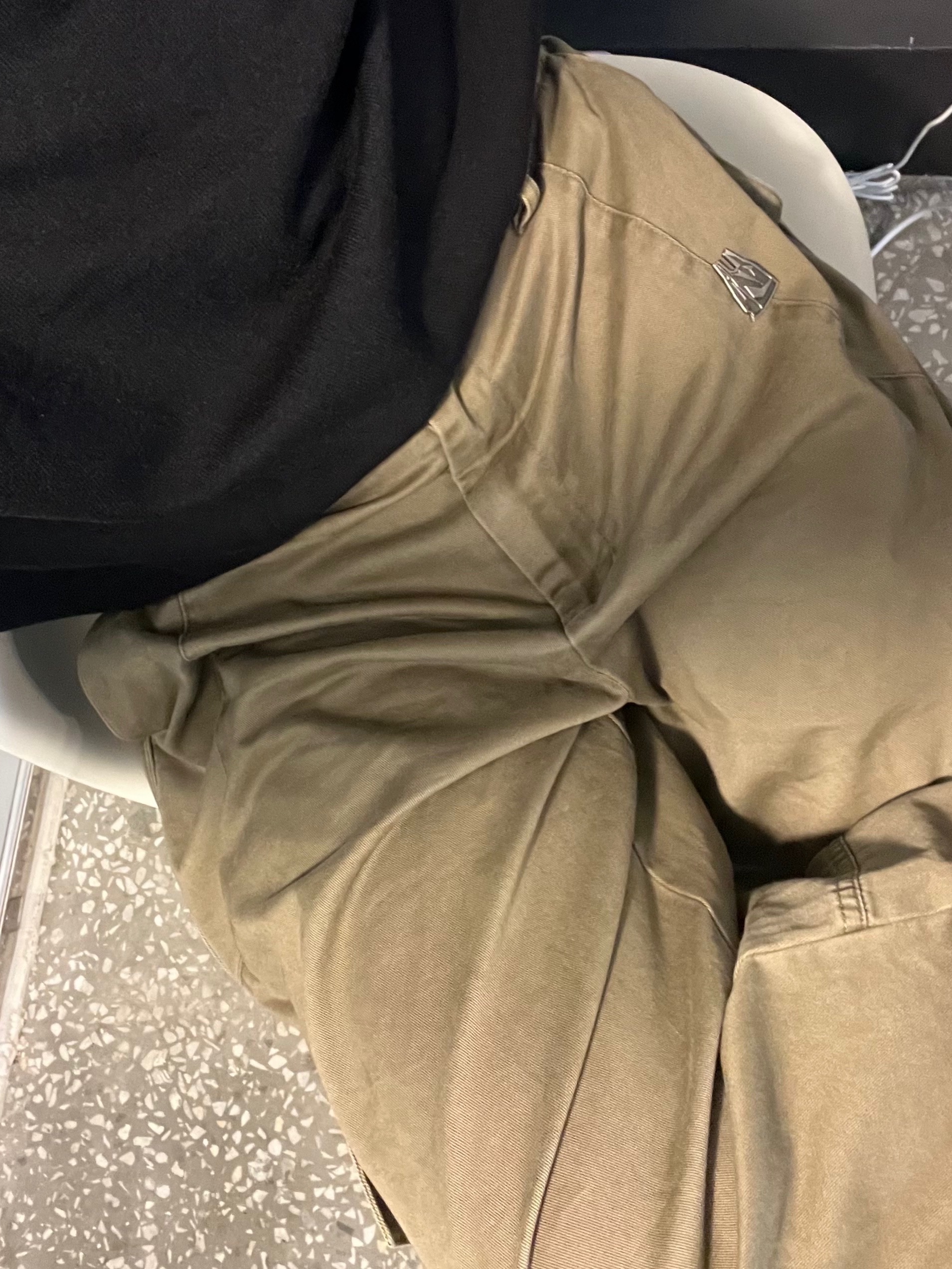 noun Washed Cargo Pants Khaki 착용 스타일 - 7