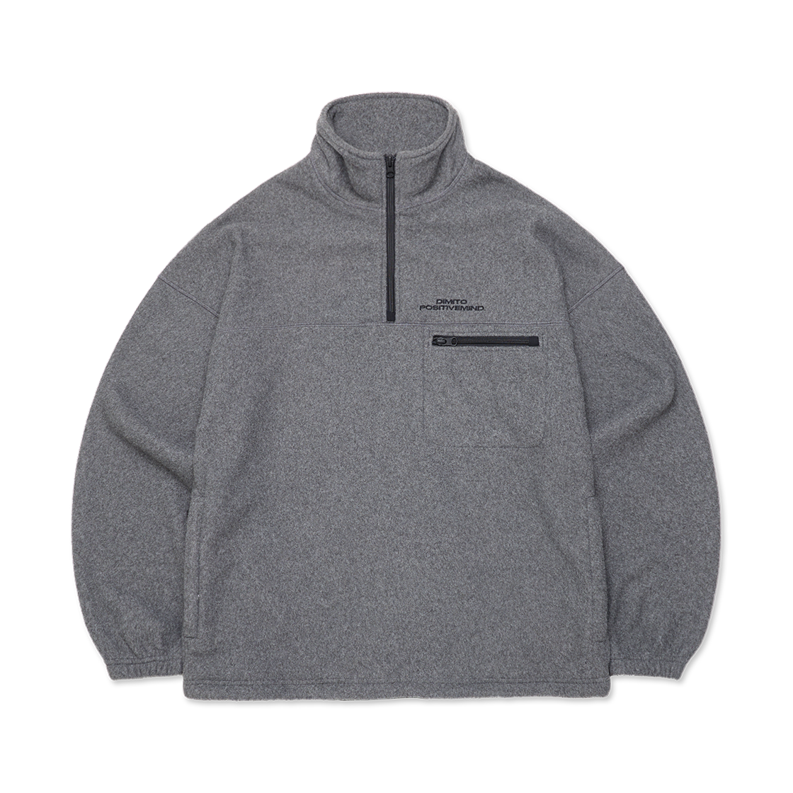 FVFE14153 Dimito 25 Fleece Half Zip Heather Grey