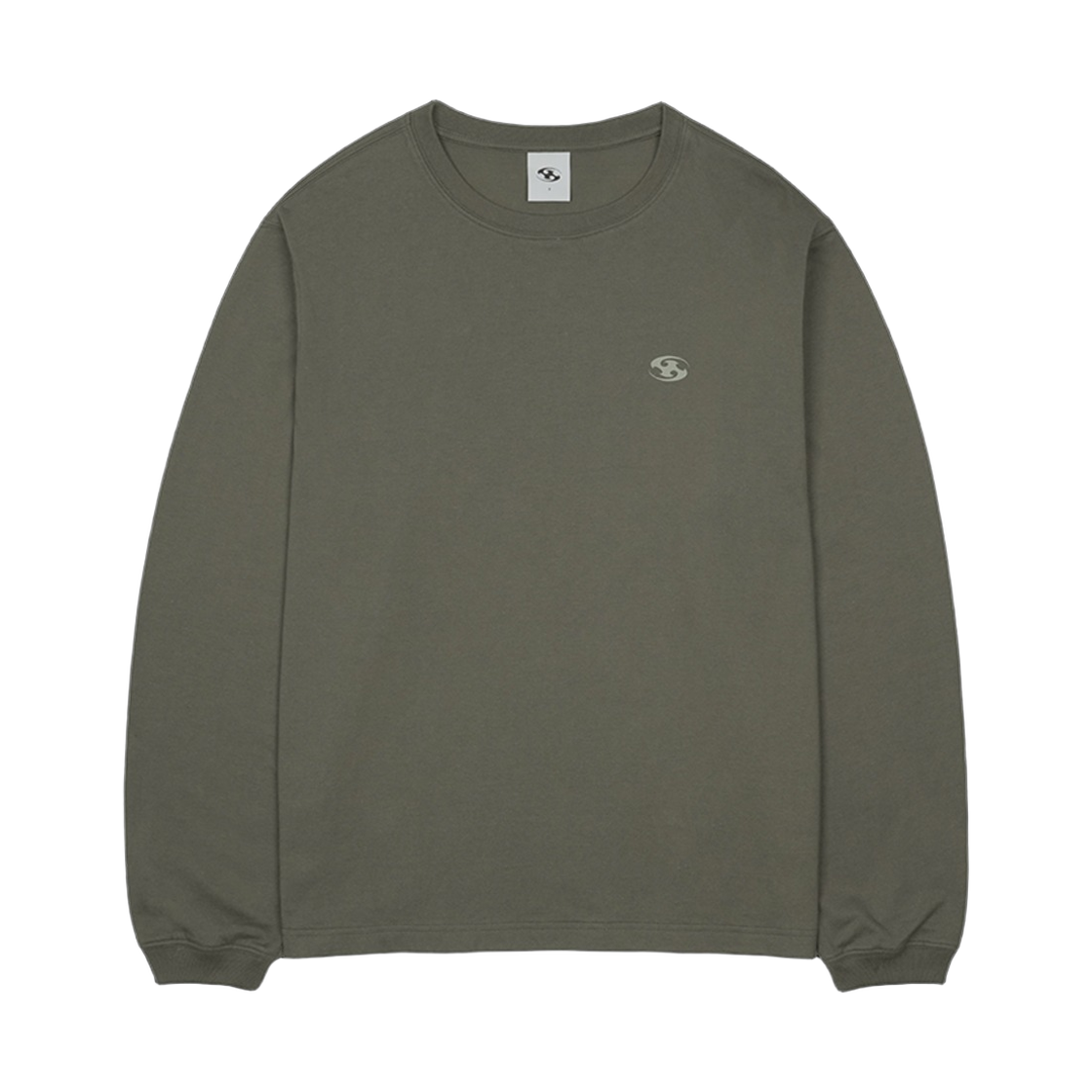 산산기어 로고 롱슬리브 카키 - 25FW(Sansan Gear Logo Long Sleeves Khaki - 25FW)
