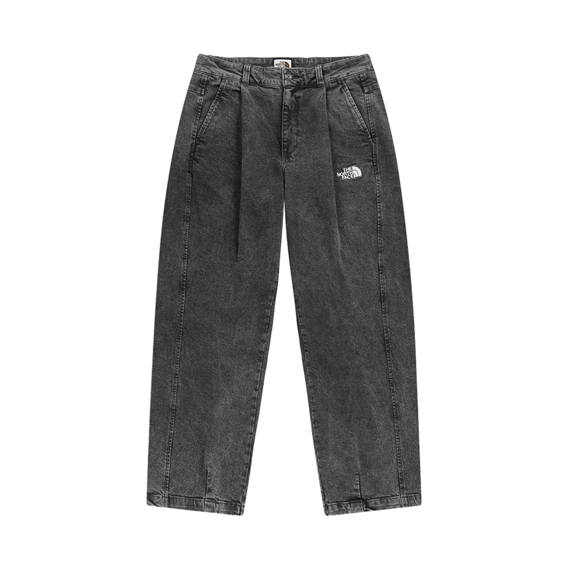NP6NR57J The North Face Overfit Denim Pants Gray - 25FW