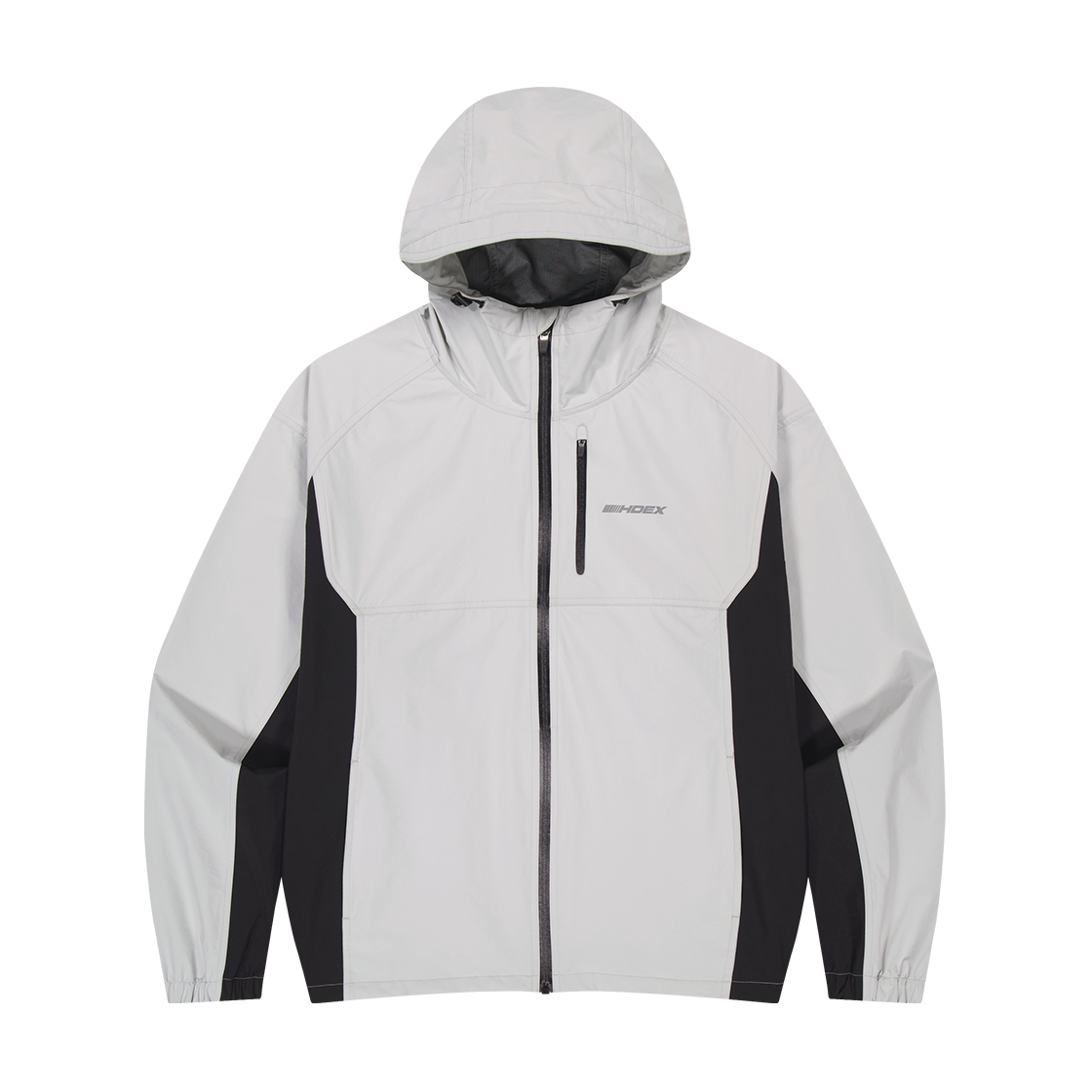 H253MRSJK04LGY HDEX Assist Two Tone Storm Shell Jacket Light Gray