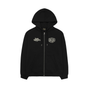 Deus Ex Machina Drifter Hoodie Zip Up Black