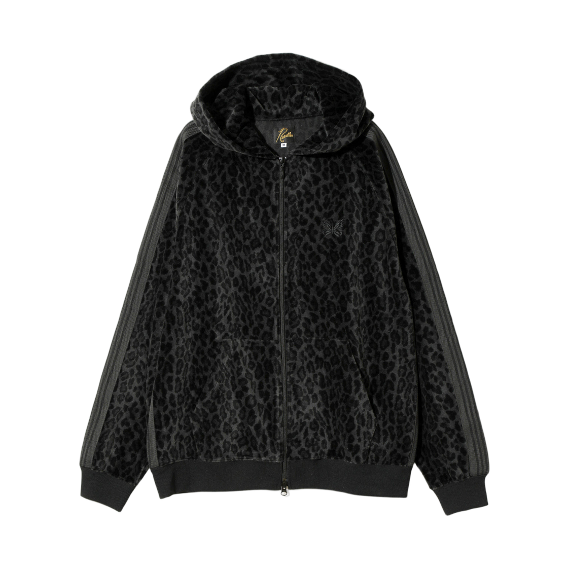 RW1504B Needles Track Hoody C/PE Velour Black