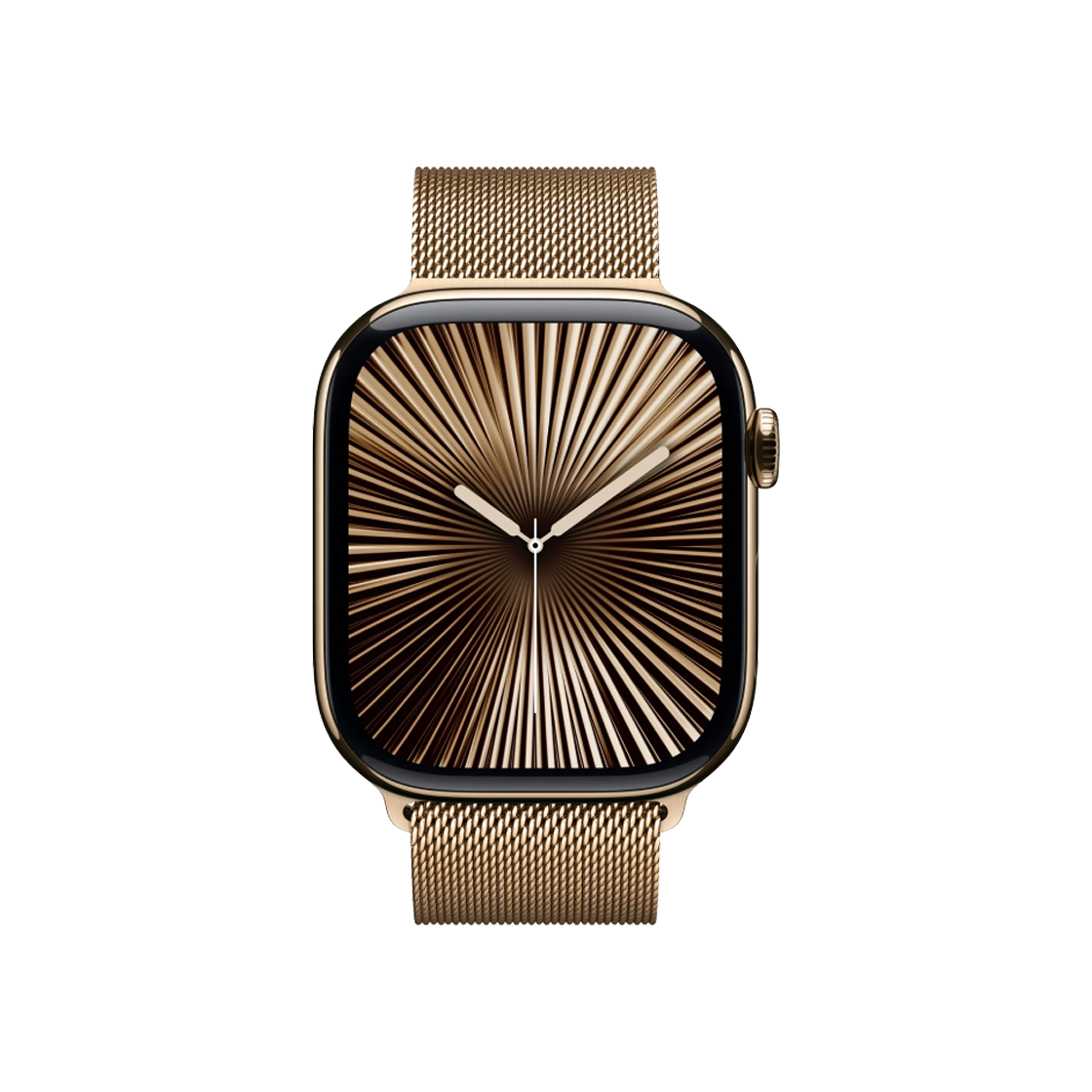 [A등급] 리퍼비시 애플워치 10 42mm 셀룰러 골드 티타늄 케이스 밀레니즈 루프 골드