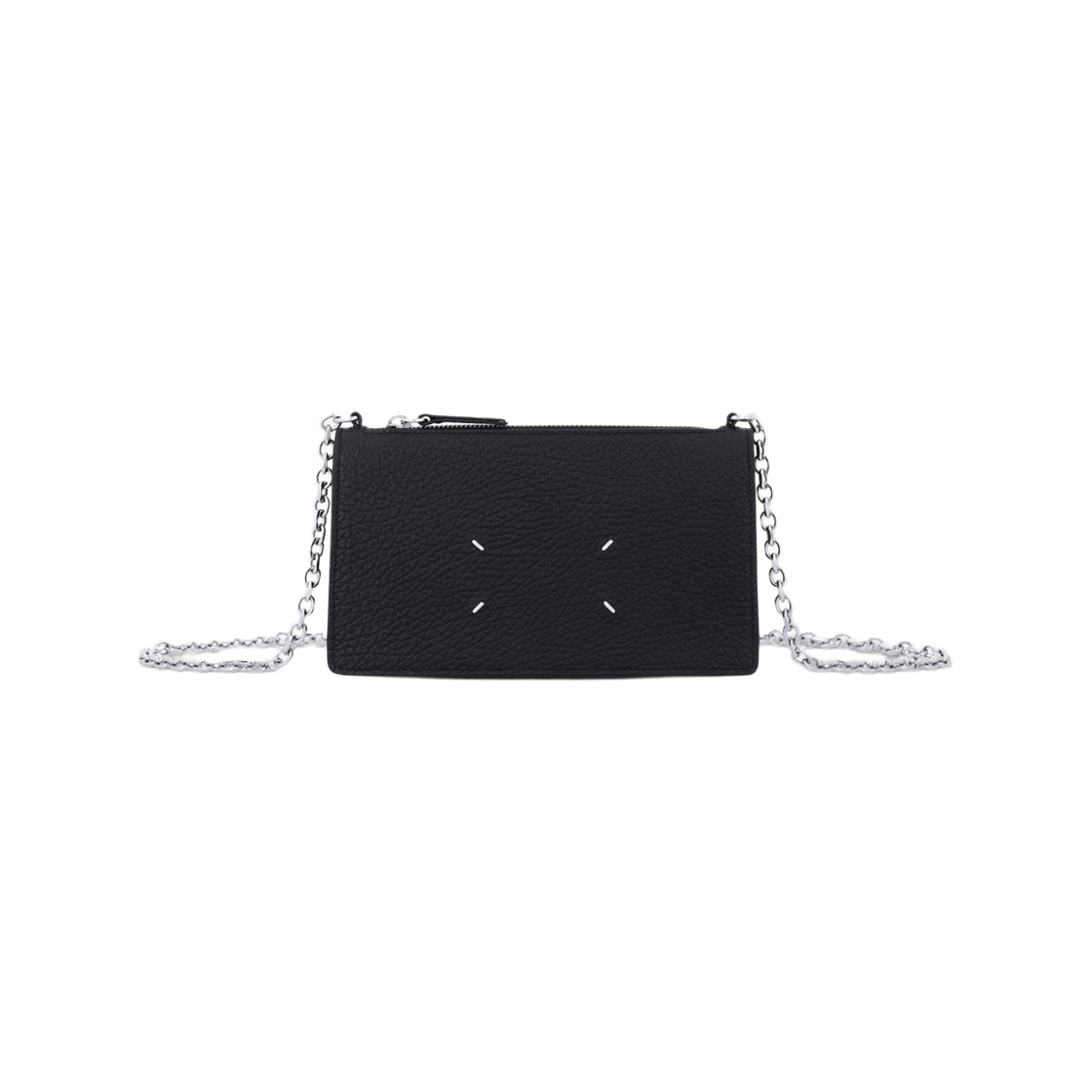 SA1VL0038P4455T8013 Maison Margiela Four Stitches Chain Wallet Black