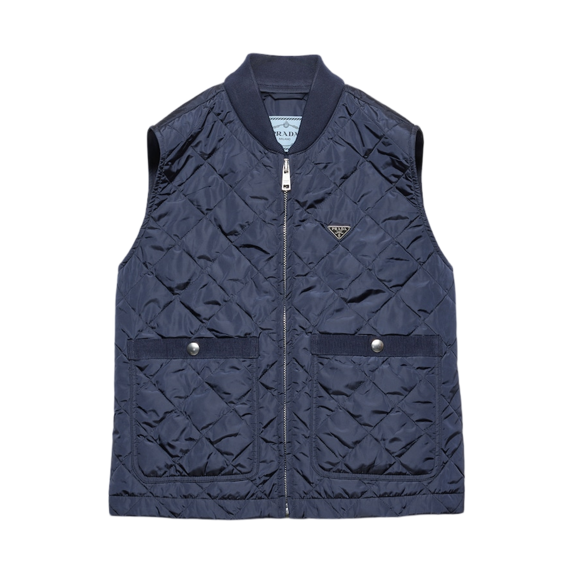 (W) 프라다 리나일론 베스트 로얄 블루((W) Prada Re-Nylon Vest Royal Blue) - 1