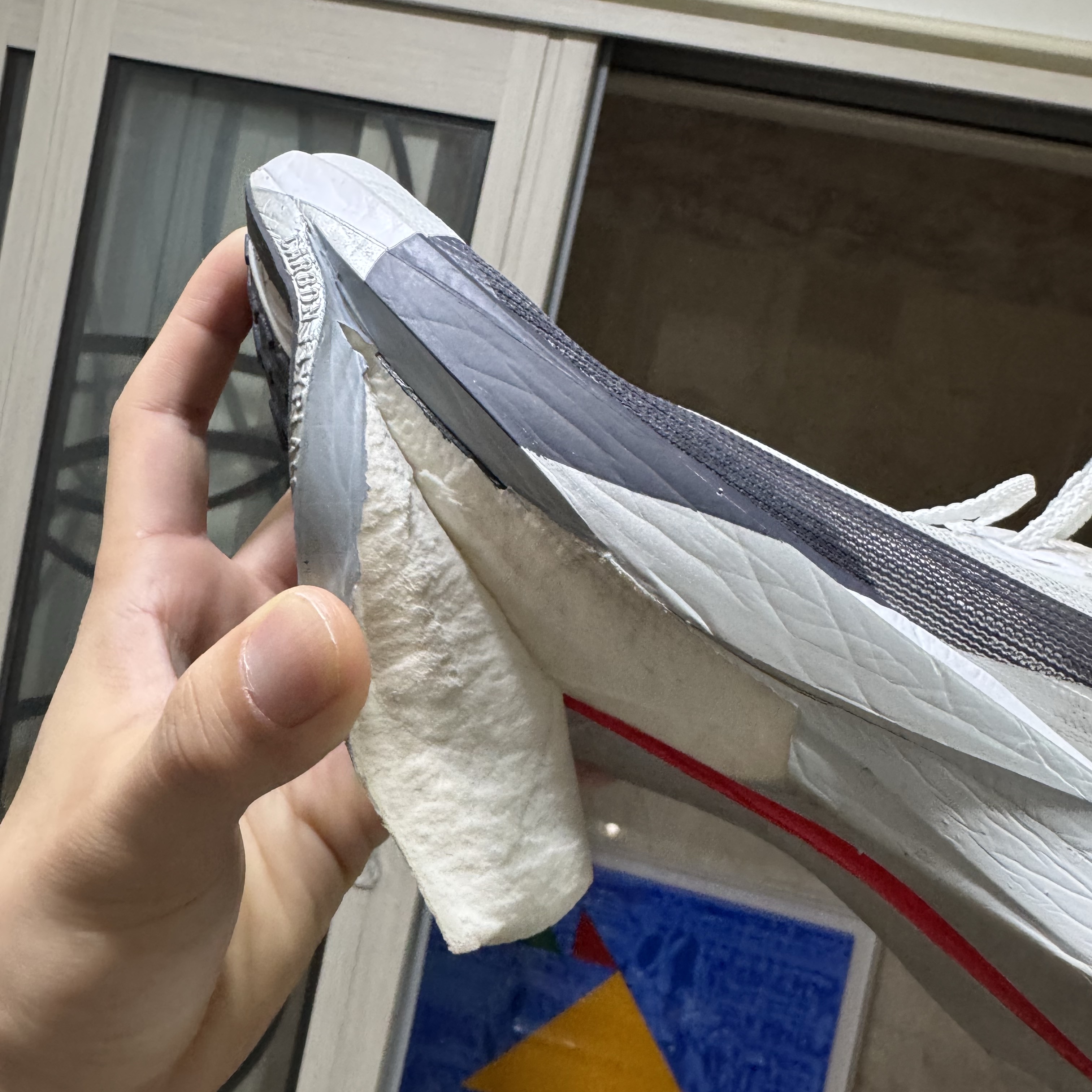 Nike ZoomX Streakfly 2 White Obsidian Mist 착용 스타일 - 5
