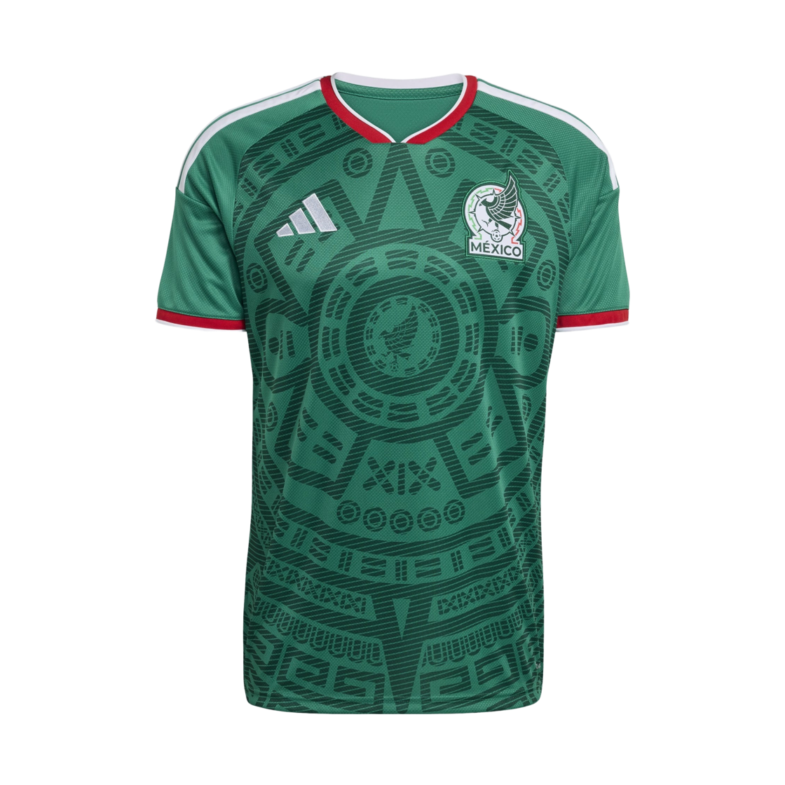 아디다스 멕시코 2026 홈 레플리카 저지 볼드 그린 - US 사이즈 (논 마킹 버전)(Adidas Mexico 2026 Home Replica Jersey Bold Green - US Sizing (Non Marking Ver.)) - 1