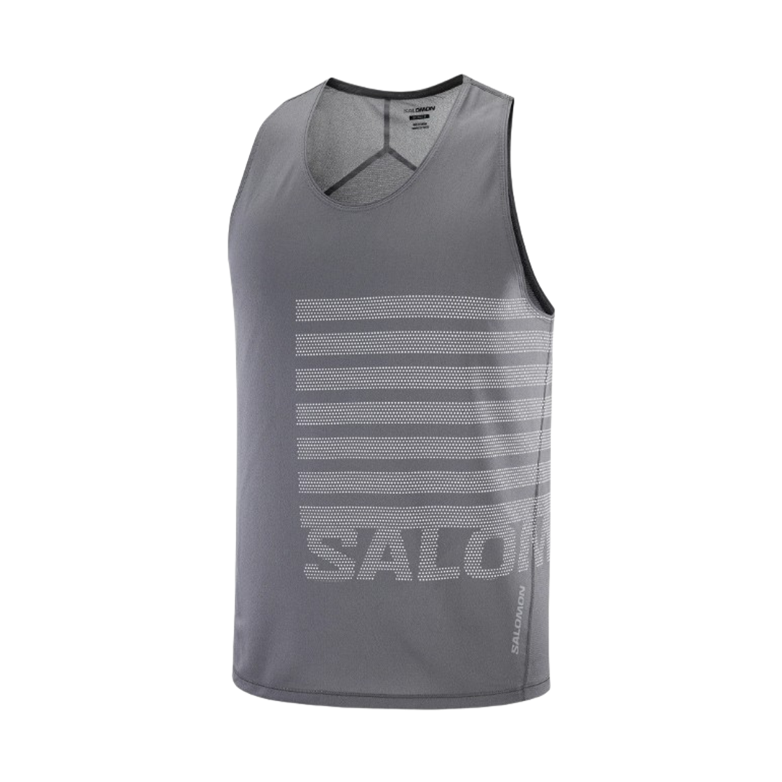 LC2693200 Salomon Sense Aero Singlet GFX Charcoal