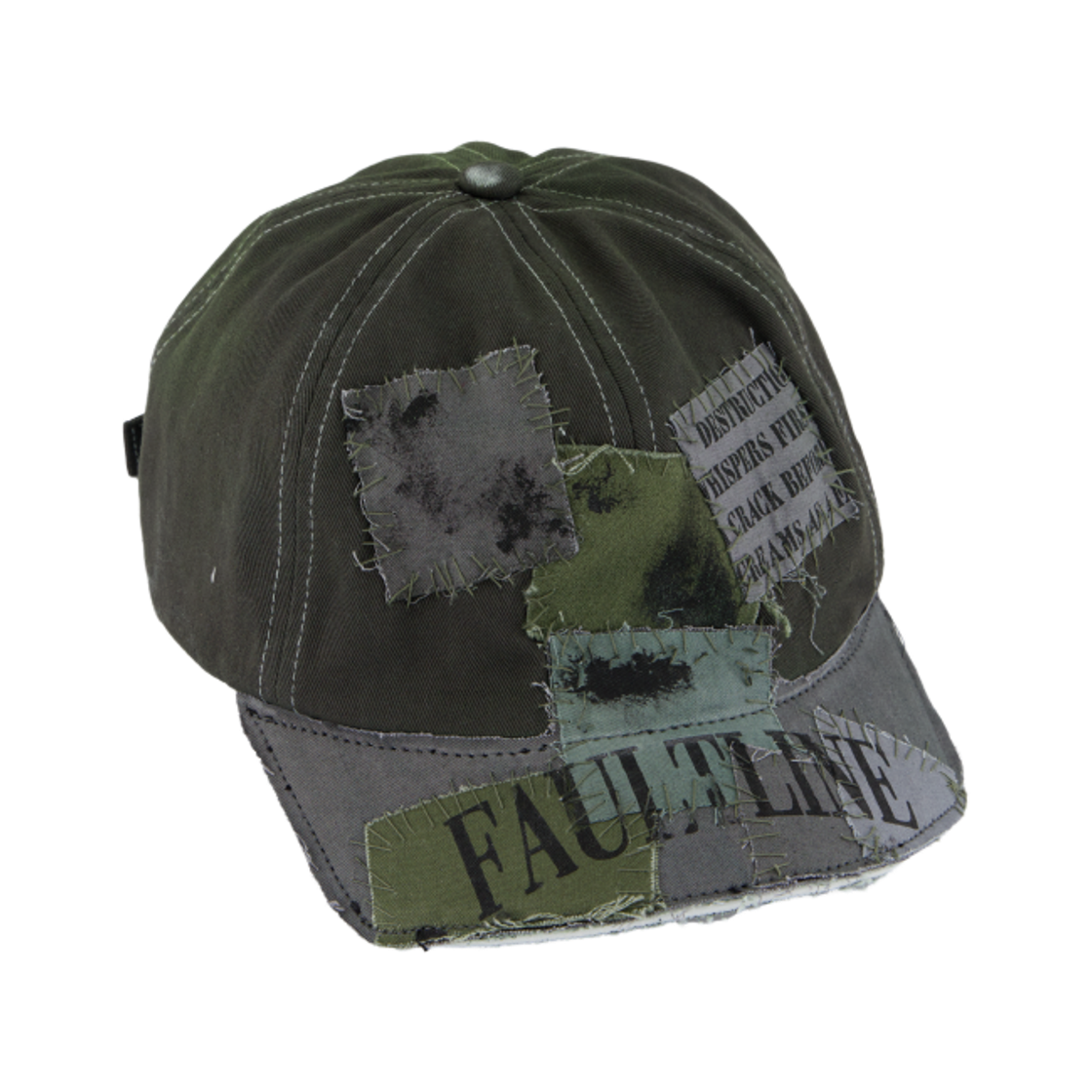 25-AC008 Resurrection13 Patch Work Cap Green