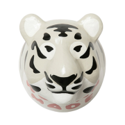 Human Made Tiger Trophy Paper Mache Display White