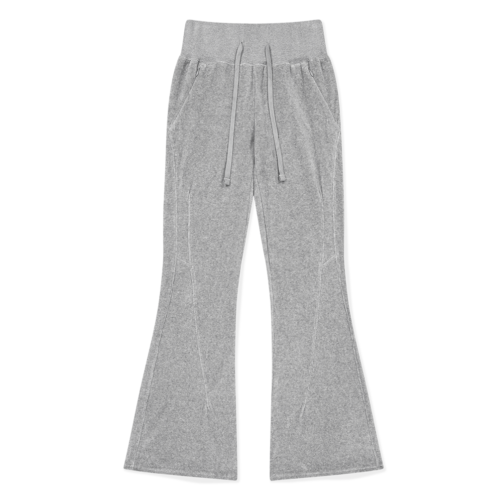 [트리플적립]썬러브 우먼스 스웨이 플레어 팬츠 헤더 그레이([트리플적립]SUNLOVE W Sway Flare Pants Heather Grey)