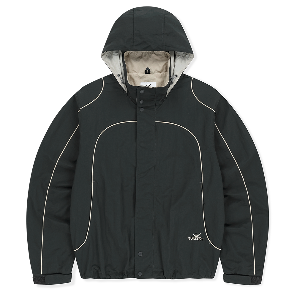 SL253WOWLS02CH [트리플적립]SUNLOVE Crescent Windbreaker Charcoal