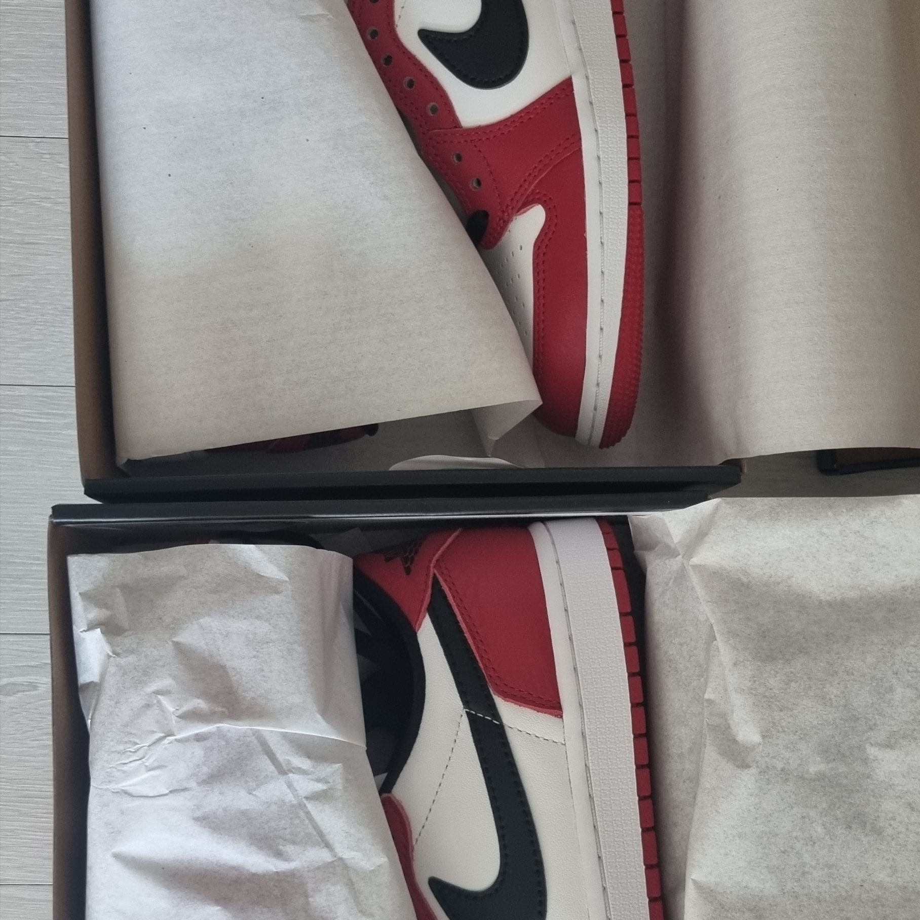 Jordan 1 Retro Low OG Chicago, (GS) Jordan 1 Retro Low OG Chicago 착용 스타일