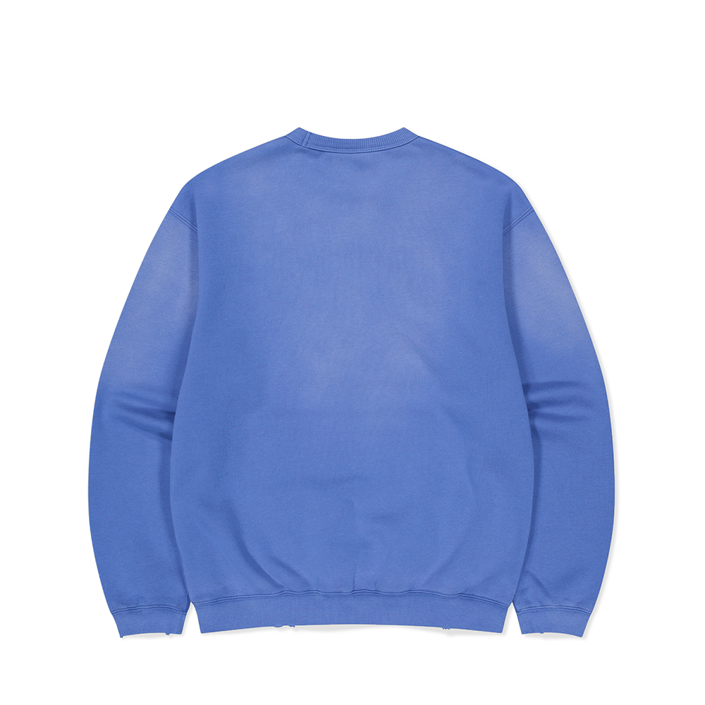 [5% 적립] 썬러브투어 페이디드 패치 포켓 크루 블루([5% 적립] sunlovetour Faded Patch Pocket Crew Blue) - 2