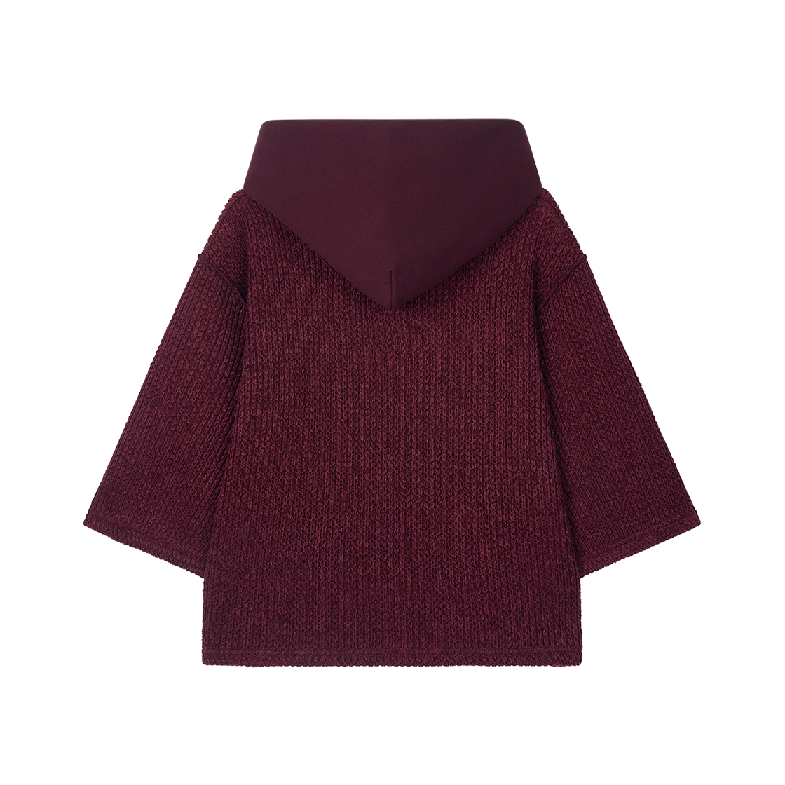 솜속 아틀리에 니티드 후디 버건디(SOMSOC Atelier Knitted Hoodie Burgundy) - 2