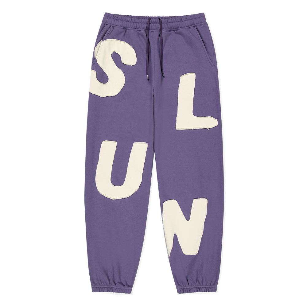SLCO0TPAWP02PP [트리플적립]SUNLOVE Capital Brushed Sweatpants Purple