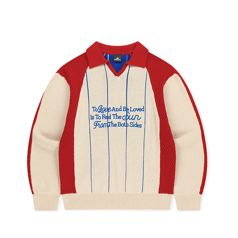 SL253KKNPK02IV [트리플적립]SUNLOVE Script Knit Jersey Ivory