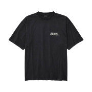 Balenciaga Masking Tape T-Shirt Medium Fit Faded Black