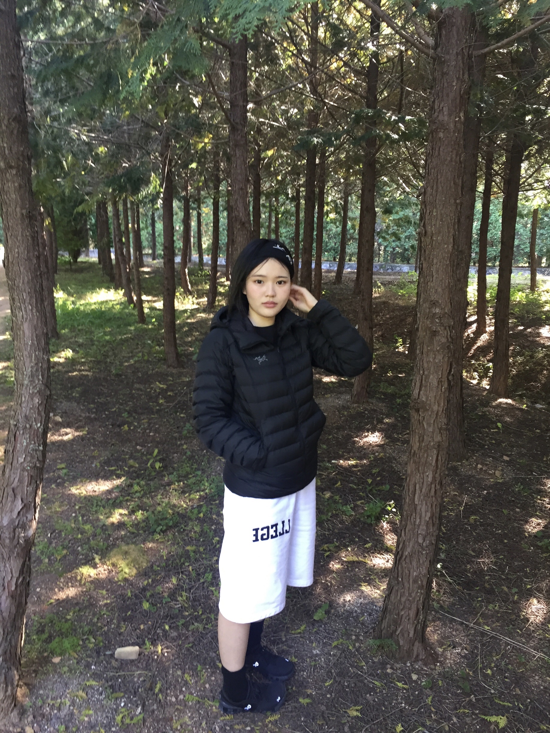 Arc'teryx Cerium Hoody Black, Arc'teryx Satoro Merino Headband Black Arctic Silk 착용 스타일 - 2