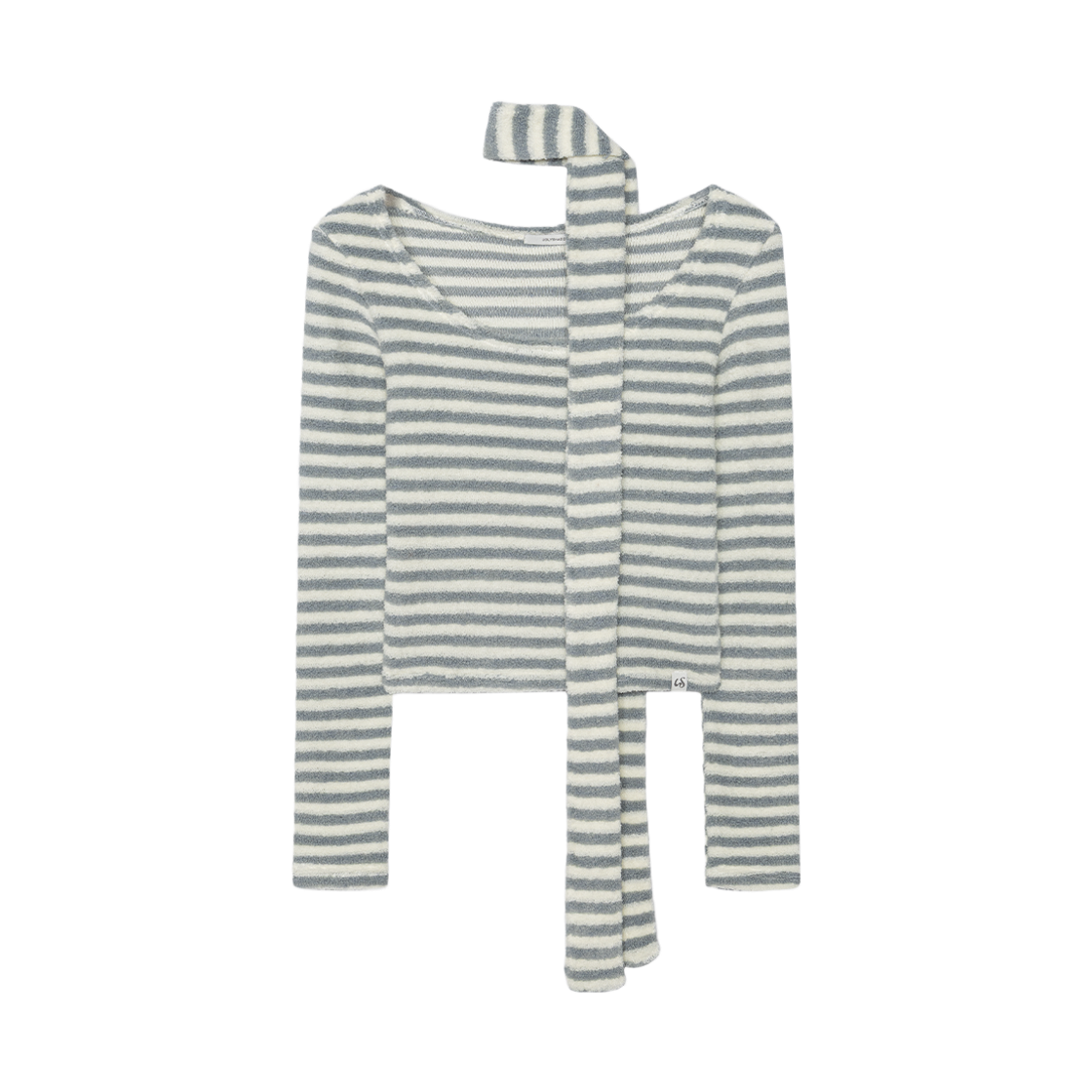 LUV025 UGLYSHADOW Scarf Round T-shirt St Blue