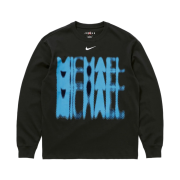 Jordan J Michael Long Sleeve T-Shirt Black Equator Blue (IM6724-010)