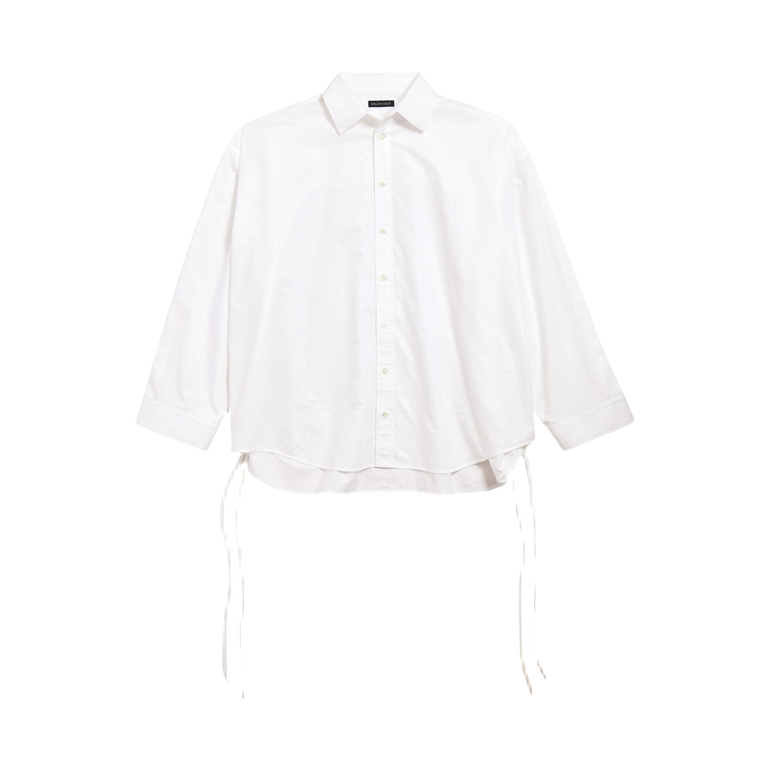 857835TRM289000 (W) Balenciaga Lace Up Shirt White